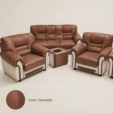 JUEGO DE MUEBLES MADERA BUENA - 5/10
