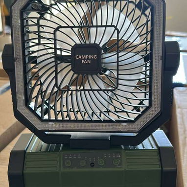 VENTILADOR ELÉCTRICO RECARGABLE – 40 USD - 3/5