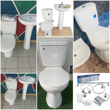 Juegos de baño 🚽, Fregaderos Azulejos cintillos y bloques de cristal 🔮🔮 - Img 120460627