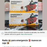 Radio para emergencias nuevos en caja - Img 56944405