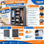 CLOSET PLEGABLE MULTIFUNCIONAL* 🏠 💲 *Precio: 35 USD* - Img 58134867