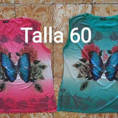 vendo  blusas de talla grande, tallas 1XL-7XL - Img 102814322
