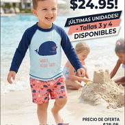🌊✨TRAJE DE BAÑO DE 2 PIEZAS PARA NIÑOS ‼️ TALLAS 3 Y 4 AÑOS.🇺🇲 ORIGINAL - Img 56081365