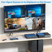 Multivisor HDMI Quad 4 x 1  El multivisor HDMI con cuatro entradas y una salida permite a los usuarios visualizar cuatro - Img 45127716
