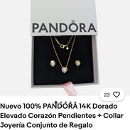 🔴🔴VENDO COLLAR PANDORA DORADO ORIGINAL DOY JOYERO ORIGINAL DE REGALO🔴🔴 - Img 58175540