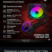 Disipación liquida Keep Out Negro 120MM ARGB - Img 58056674
