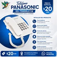 TELEFONO FIJO EN OFERTA PANASONIC - KX-TS500LX1W - Img 55754425
