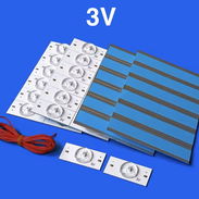 Led de 3 y de 6volt material cobre con su difusor nuevos para televisores planos desde 32” hasta 65”  Pre - Img 53195881