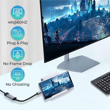 🔌 Cable Adaptador USB-C a HDMI 4K@60Hz Everiz 🌐 - Img 126073760