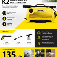 Hidrolavadora profesional Karcher K2, fregadora a presion, 220v 1400w 110 bar - Img 56372490