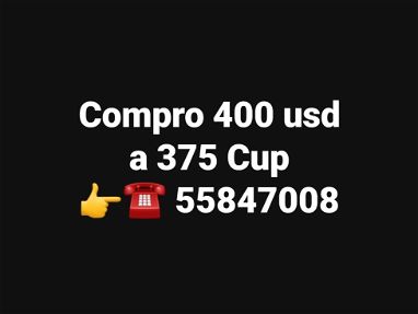 Compro 400 USD a 375CUP - Img main-image