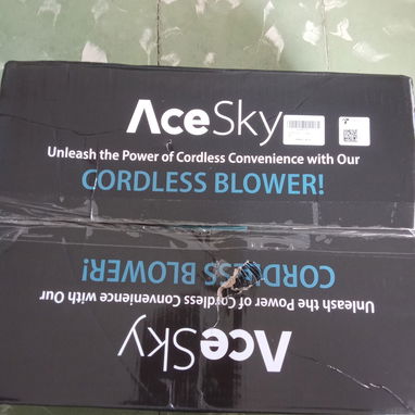 MIRA ESTO SOPLADOR DE HOJAS NUEVO CON 2 BATERIAS 80 USD - 9/9
