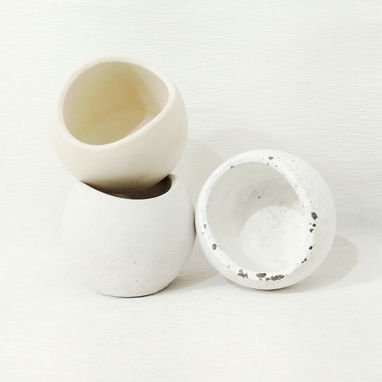 Piezas decorativas cemento / Velas de cera - 5/6