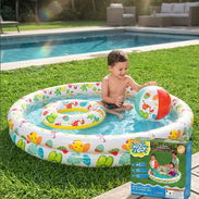 🌊Piscina inflable para niños ✅ 1.22 metros de diámetro_ Incluye un flotador de anillo y pelota de playa🇺🇲ORIGINAL USA - Img 55512369