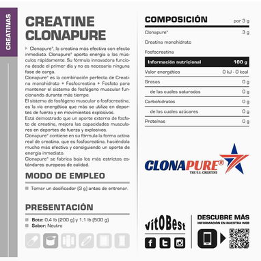 CREATINA MONOHIDRATADA VITOBEST - Img 123164688