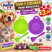Juego de Tapa y Cuchara para Mascotas - Img 58260261