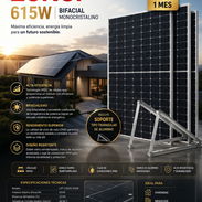 COMBO PANEL SOLAE longi 615 mw con soporte incluido Nuevos - Img 56413628