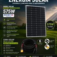 Combo de panel solar más cable - Img 56763984
