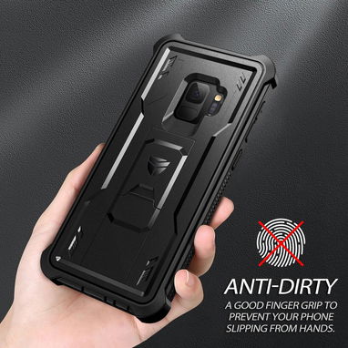 Cover para Celular Galaxy S9 Certificado Anti-Choque Dexnor Shielder Total 360º Protection en 20 USD - 7/10