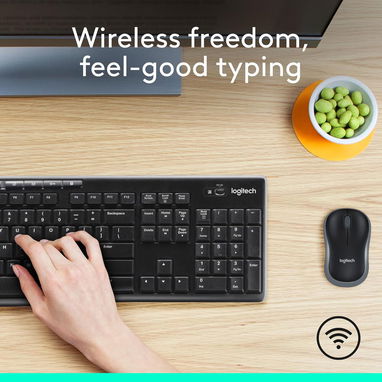 COMBO MOUSE Y TECLADO LOGITECH MK270 INALÁMBRICO FULL SIZE ENVÍO DISPONIBLE + GARANTÍA - 2/10