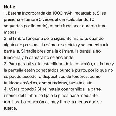 Timbre inteligente con pantalla - Img 123127196