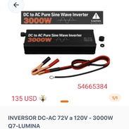 Inversor DC- AC- 72 V a 120 V - 3000 W- W7- lumina - Img 56907804