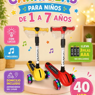 Bicicleta medida 12 16 y carriolas de 1 a 7 años con luces y melodías - 4/4