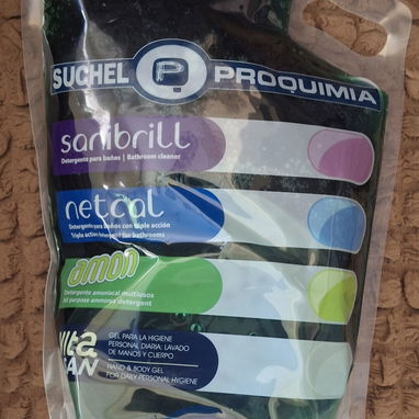 SUCHEL PROQUIMIA (Sanibril-Amon-Netcal-VitaSan) Detergentes Multiusos y Especializados-Gel de baño. 2y5kg. Sellado - 4/5