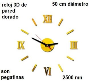 Relojes 3D 50cm de diametro - Img 58666434