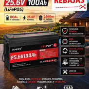 Bateria 25.6v 100ah Life PO4 - Img 57757775