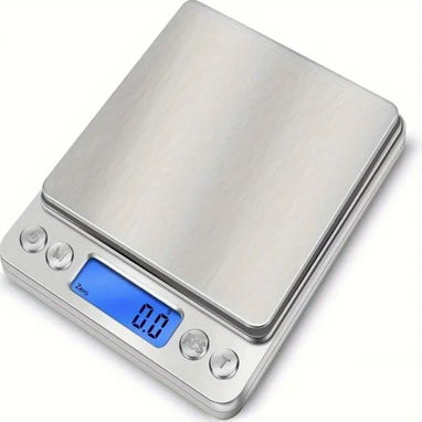 Pesas digitales profesionales para joyería, cocina, repostería etc hasta 2000gramos incluye las pilas - Img 81584105