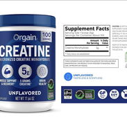 Creatina monohidratada orgain 100 servicios - Img 55936482