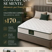 Colchón EKO camero sellado al vacío $170 - Img 56275291