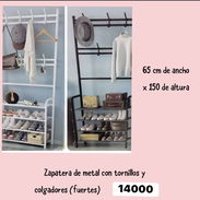 Zapatera de metal con colgadores - Img 55932445