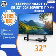 Televisor esmatr TV con soporte y cajita incluido de 32" - Img 57508143