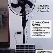 Ventilador Recargable de Pie - Img 55620281