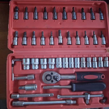 🧰 Juego de Cubos del 4,4 al 14mm. Con puntas para destornillador. 46 piezas.  Nuevos, Entregamos factura. - Img 111242344