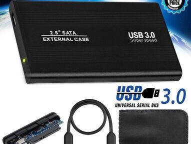 Caja metálica para HDD 2.5" USB 3.0, incluye lo que muestra la foto....Ver fotos....59201354 - Img 59971517