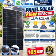 Panel Solar JA Solar DE 615W Bifacial NUEVOS!! - Img 51485098