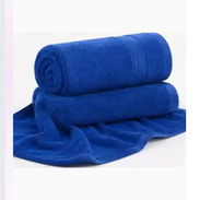 TOALLAS HOTELERAS DE BAÑO 100 PORCIENTO ALGODON DE ALTA CALIDAD COLOR AZUL 80x145 cm - Img 57864076