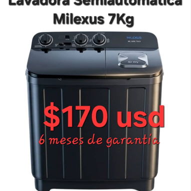 Lavadora semiautomática milexus 10kg con 6 meses de garantía (factura -mensajeria) 53220916 - Img 119129379