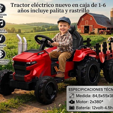 Tractor eléctrico para niño - 2/2
