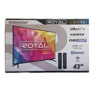 TELEVISOR SMART TV ROYAL 43 " FHD 1080P wifi bluetooth USD musica y video nuevos a estrenar - Img 45737388