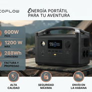 Ecoflow River 600 w pico 1200 w 288 w/h - Img 56922325