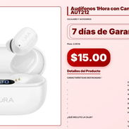 Audífonos 1Hora con Cancelación de Ruido AUT212 VPT#-0015 - Img 56303319