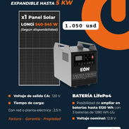 Estación de carga 1KW con panel solar EÓN - Img 54960807