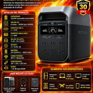 EcoFlow DELTA 3 -1024Wh (1800AC 3600W). Entrega de Factura para su Garantía. Variedad de Estaciones de Energía - Img 57166674