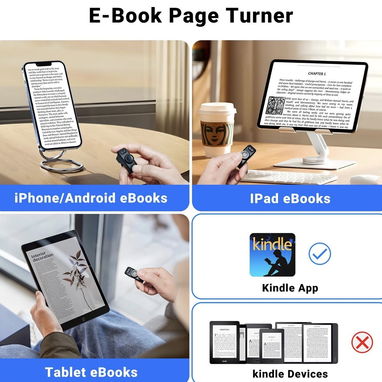 Anillo de desplazamiento remoto para Tiktok, pasapáginas para la aplicación Kindle, control remoto del obturador de la c - Img 111169089