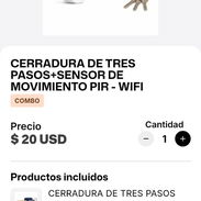 Cerradura y censor de movimiento - Img 56483656