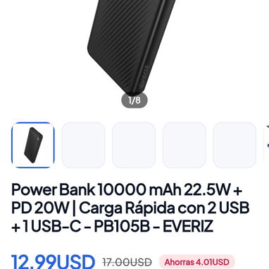 Cargadores portátiles (Powerbank) - Img 126818018